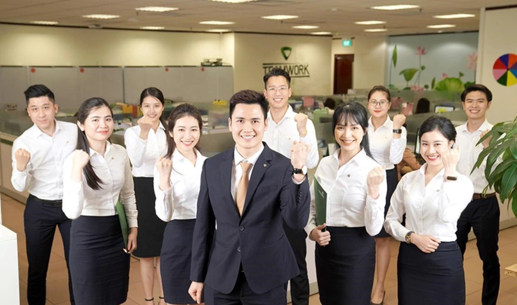 Minh họa đội ngũ ngân hàng cùng phát triển năng lực